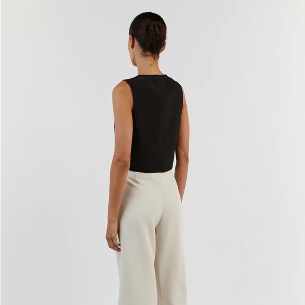 DISSH ROWAN BLACK VEST size 2/ xs - Picture 4 of 5
